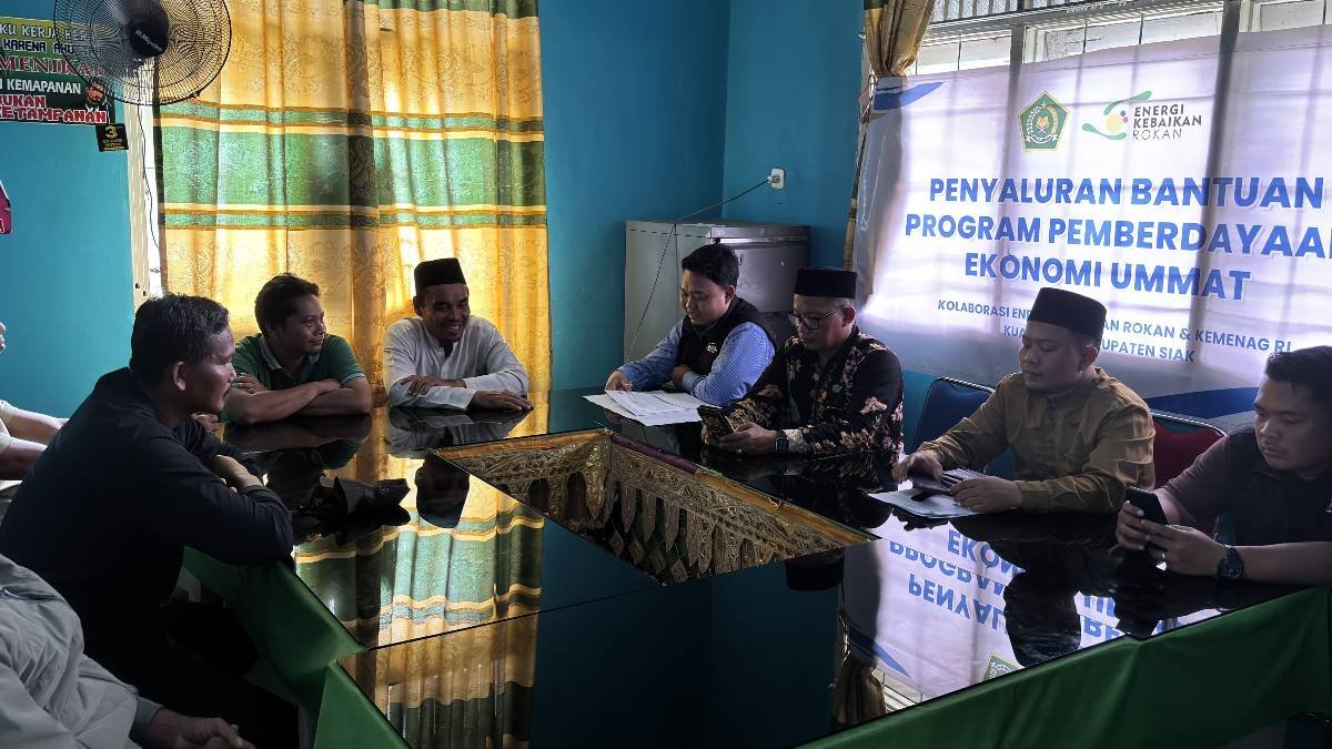 KUA Minas dan LAZ Energi Kebaikan Rokan Perkuat Ekonomi Umat