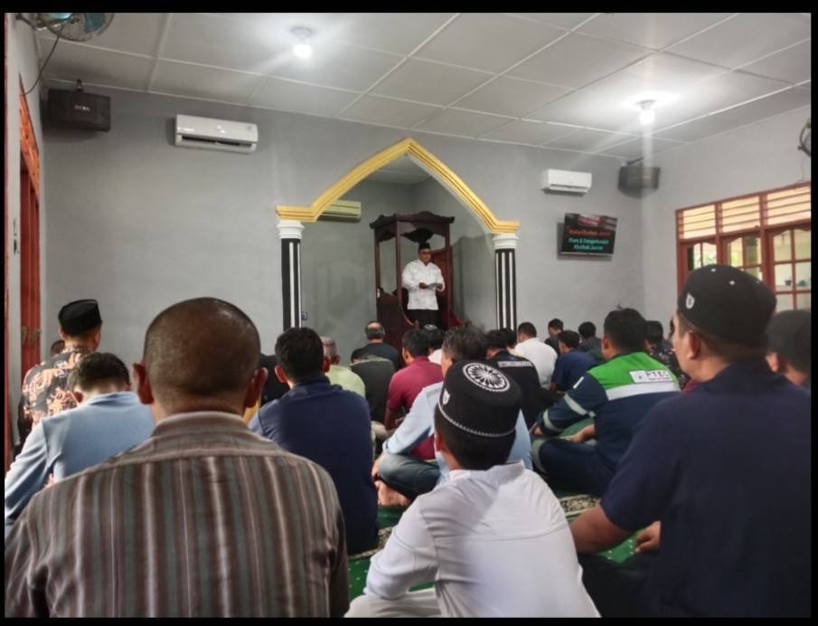 Ka. KUA Bosar Maligas Ajak Jamaah Jadikan Masjid sebagai Pusat Kebaikan dan Pembinaan Umat