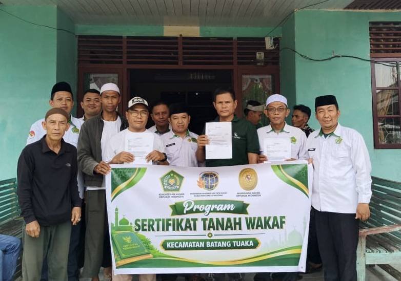 KUA Batang Tuaka Kawal Program Sertifikasi Gratis 55 Bidang Tanah Wakaf