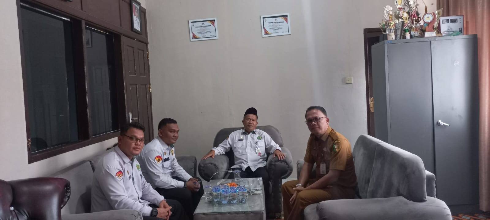 KUA Kuantan Hilir Koordinasi Dengan Camat Terkait Peserta Seleksi Kabupaten Menuju MTQ Provinsi RIAU 2027