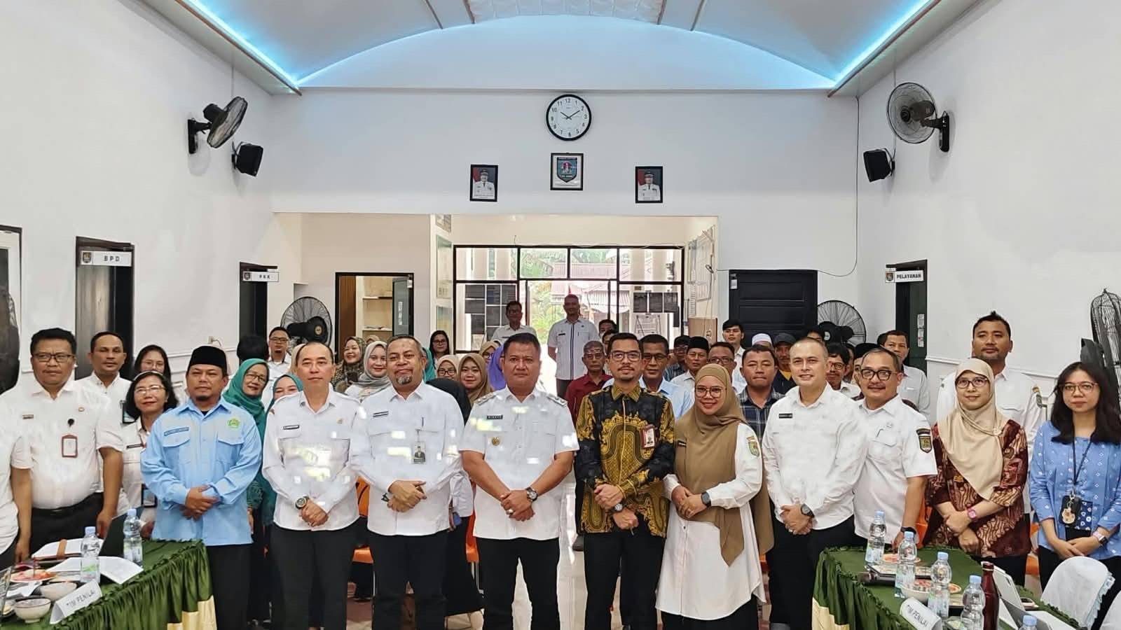Kepala KUA Aek Ledong Hadiri Acara Penilaian Perluasan Percontohan Desa Antikorupsi di Desa Ledong Barat Kec. Aek Ledong