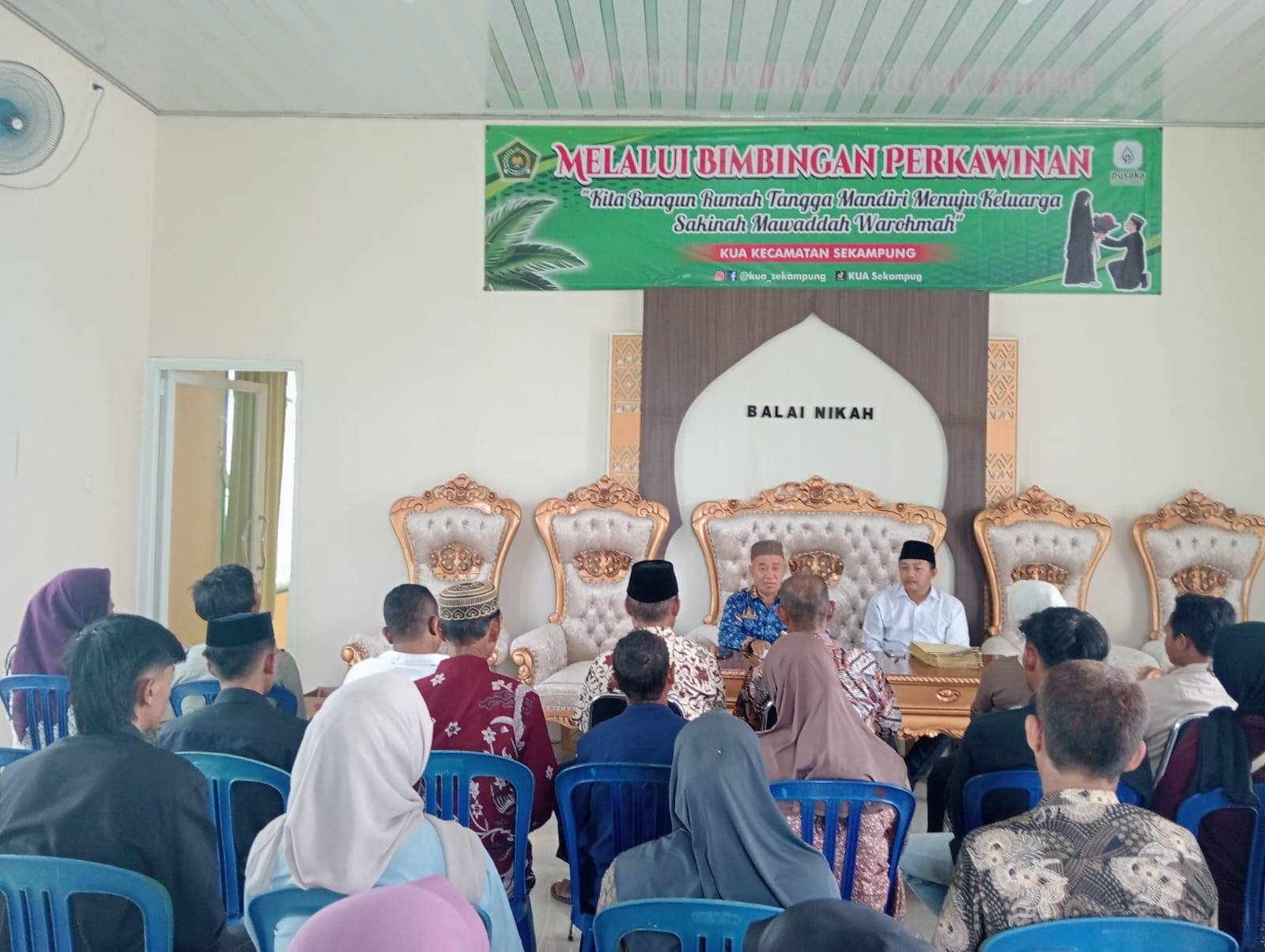 KUA Sekampung Sosialisasikan Persyaratan Administrasi Calon Peserta Isbat Nikah