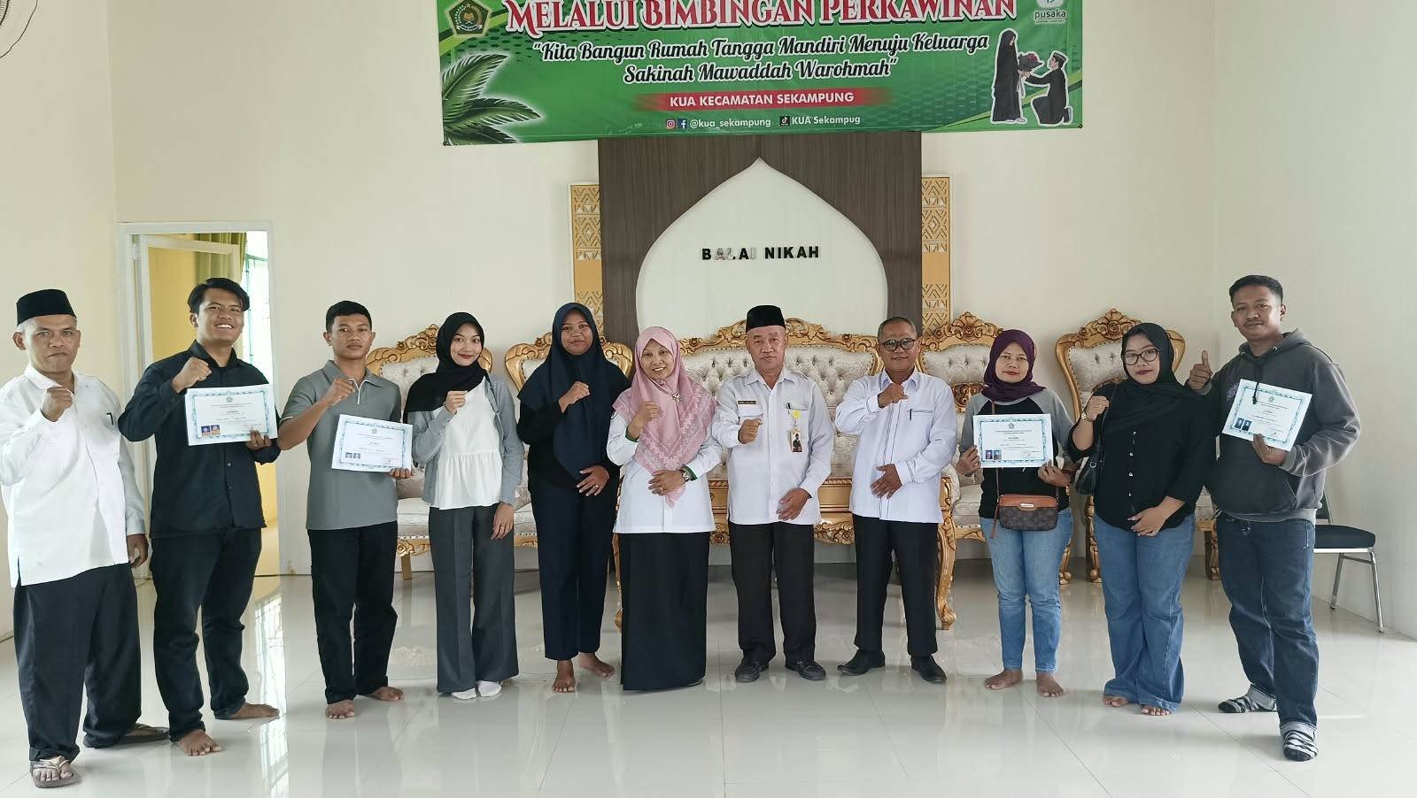 KUA Sekampung Perkuat Pembinaan Calon Pengantin melalui SUSCATIN
