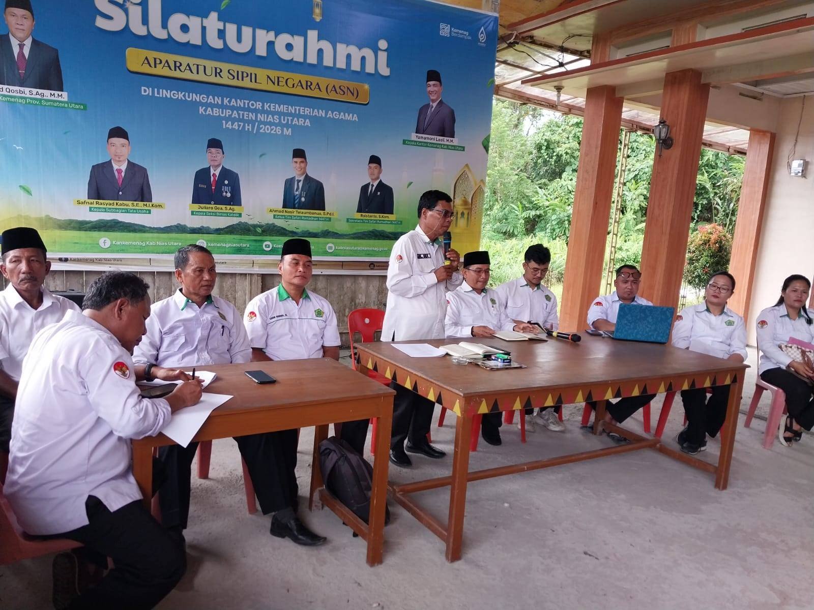 KUA Tuhemberua Hadiri Rapat Perdana Panitia HAB, Matangkan Persiapan Rangkaian Kegiatan