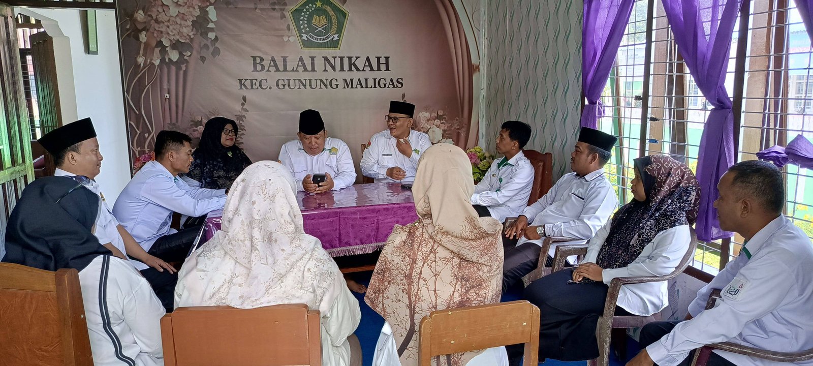 Kepala KUA Gunung Maligas Perkuat Koordinasi Jajaran, Dorong Peningkatan Kualitas Layanan