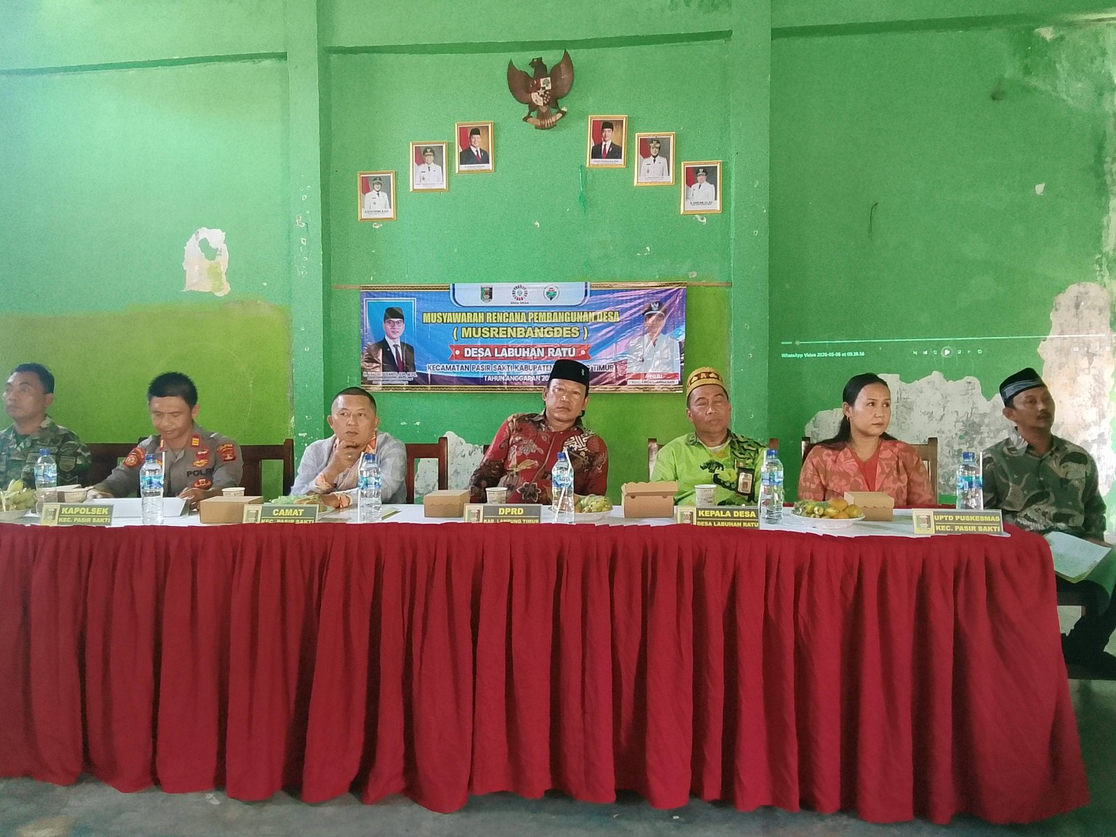 Kepala KUA Pasir Sakti Hadiri Musrenbangdes Labuhan Ratu