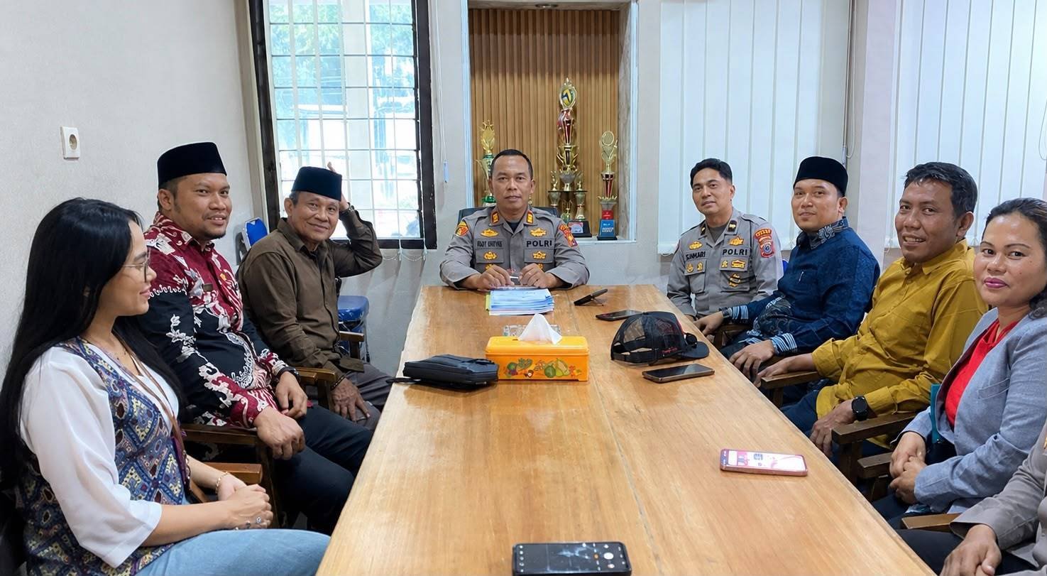 KUA Berastagi Audiensi dengan Polsek Berastagi, Perkuat Sinergi Lintas Sektoral