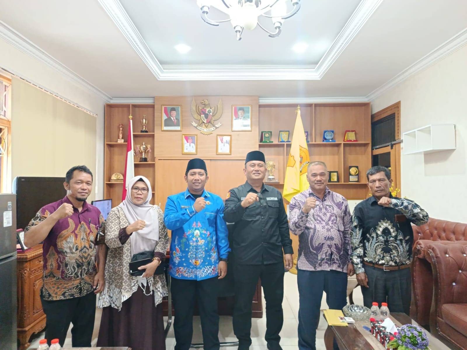 KUA Gunung Sitember Laksanakan Audiensi dengan Pemkab Dairi, Disambut Wakil Bupati Wahyu Daniel Sagala