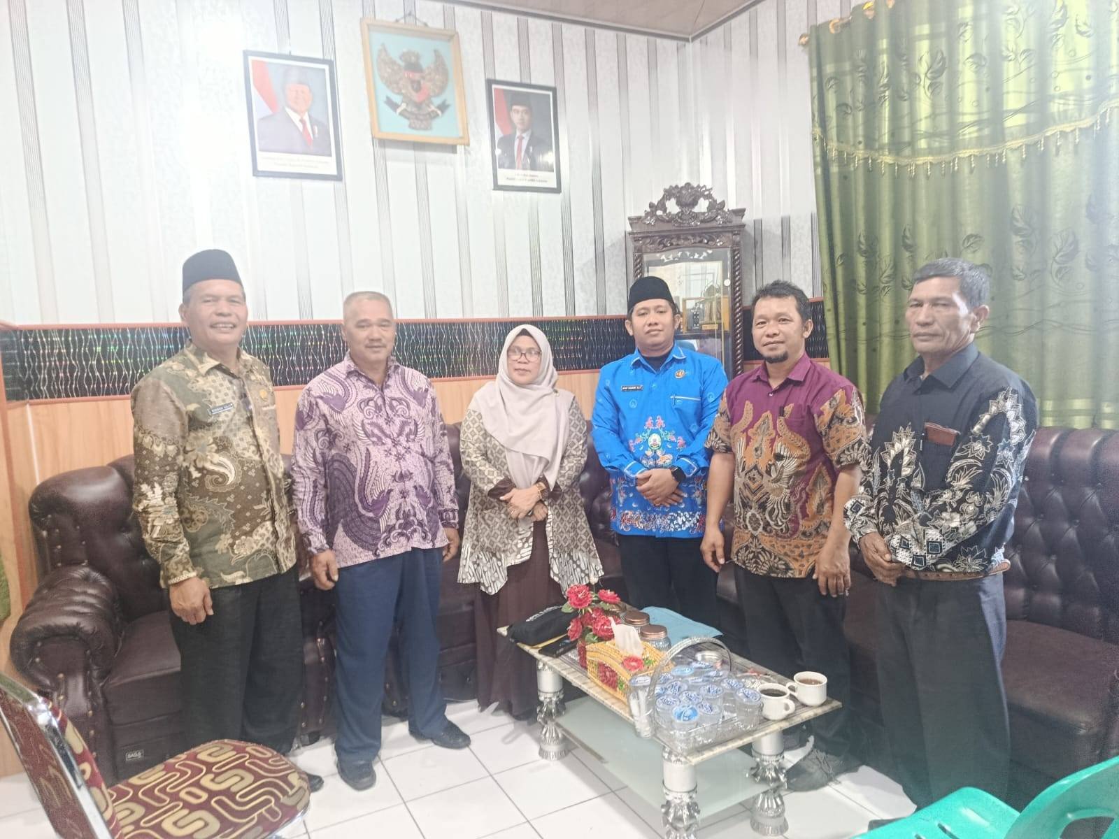 Perkuat Sinergi Keumatan, KUA Gunung Sitember Koordinasi dengan Kakankemenag Dairi