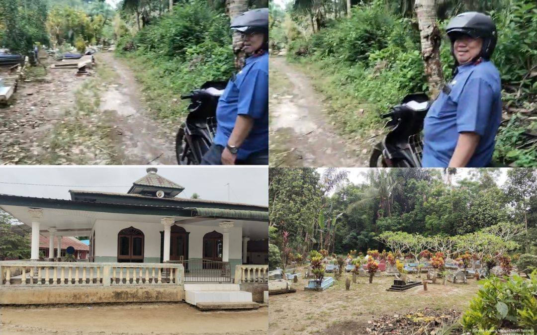 Ka. KUA Gunung Maligas Pimpin Pendataan Tanah Wakaf di Wilayah Kerja Kecamatan Gunung Maligas