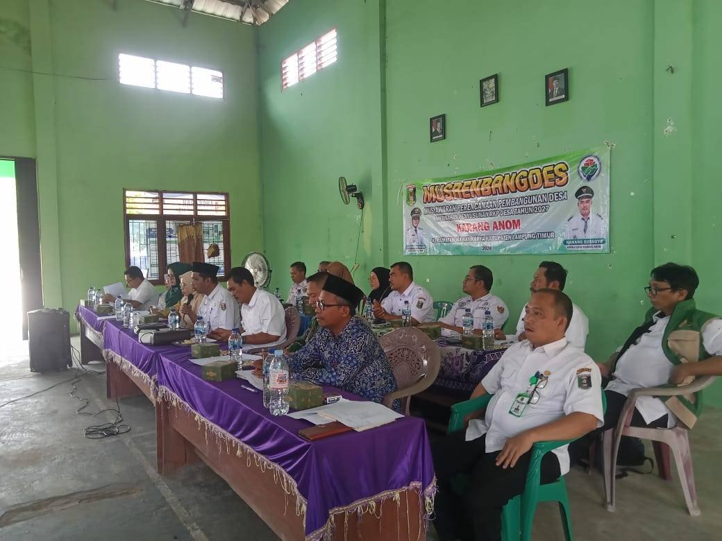 Kepala KUA Waway Karya Sosialisasikan Program Unggulan di Musrenbangdes