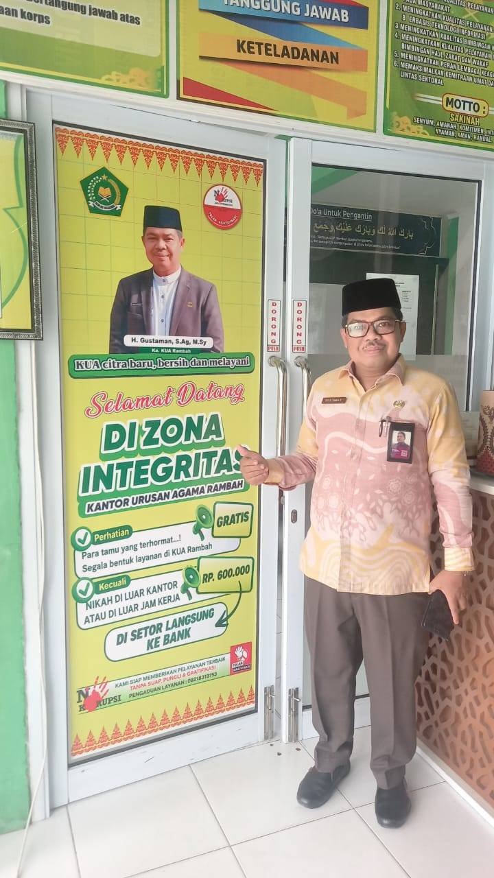 Kua Rambah Perkuat Zona Integritas, Tegas Tolak Gratifikasi dan Korupsi