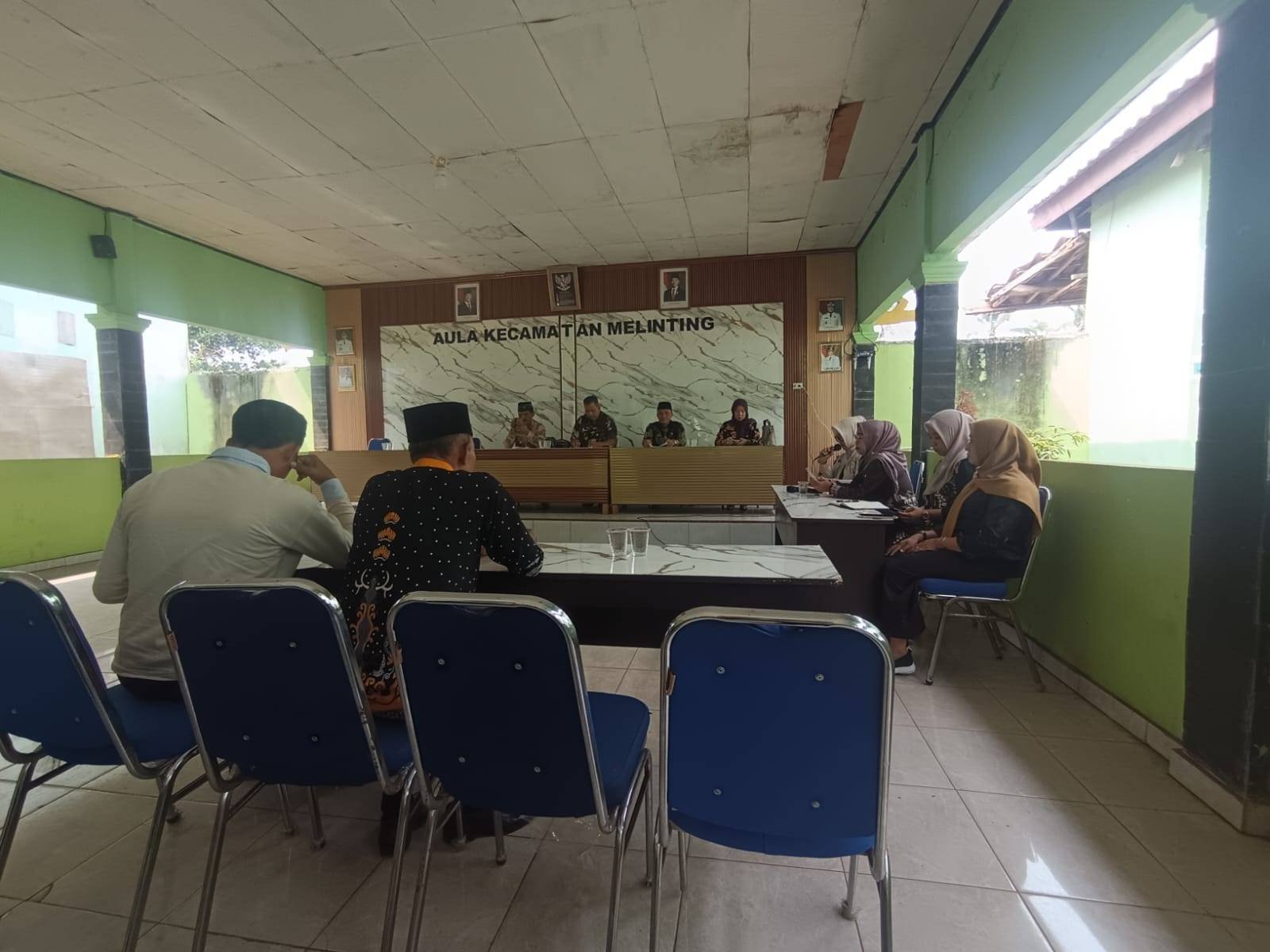 KUA Melinting Perkuat Sinergi Lintas Sektor dalam Rakor Kecamatan