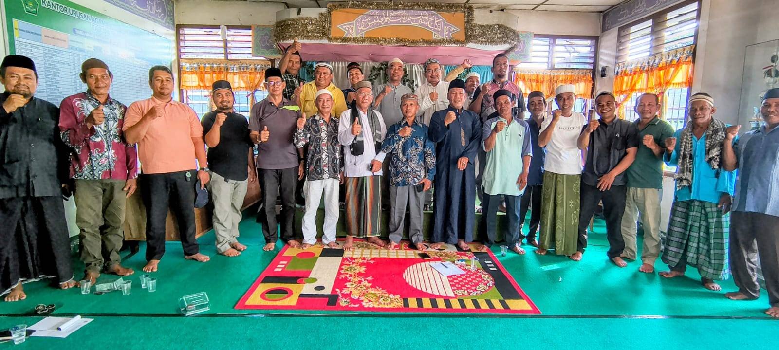 KUA Tigabinanga Gelar Pembinaan BKM dan Takmir Masjid se-Kecamatan Tigabinanga