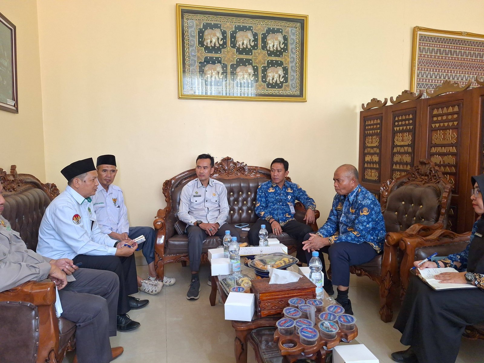 KUA Sukadana Ikuti Rapat Persiapan Upacara Hari Santri 2026