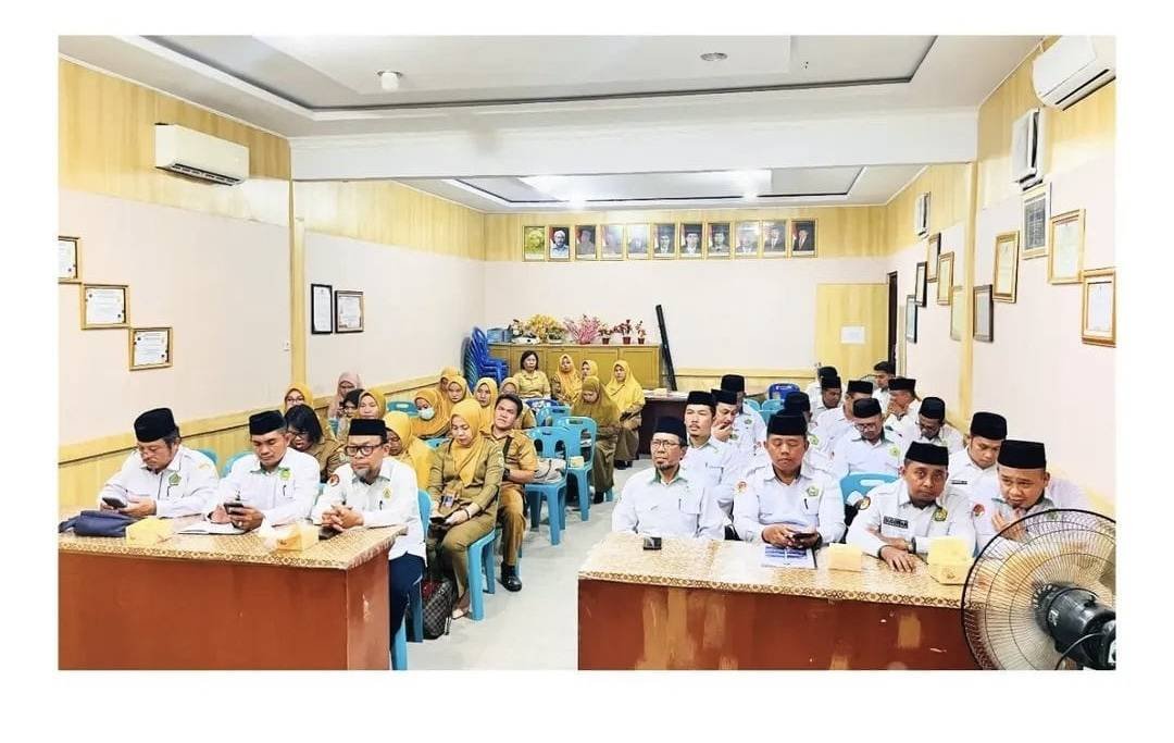 Ka. KUA Aek Ledong Hadiri Rakor Kemenag Asahan dan Dinas P2KP/KB Teken Komitmen Penguatan El Simil Dan Gati