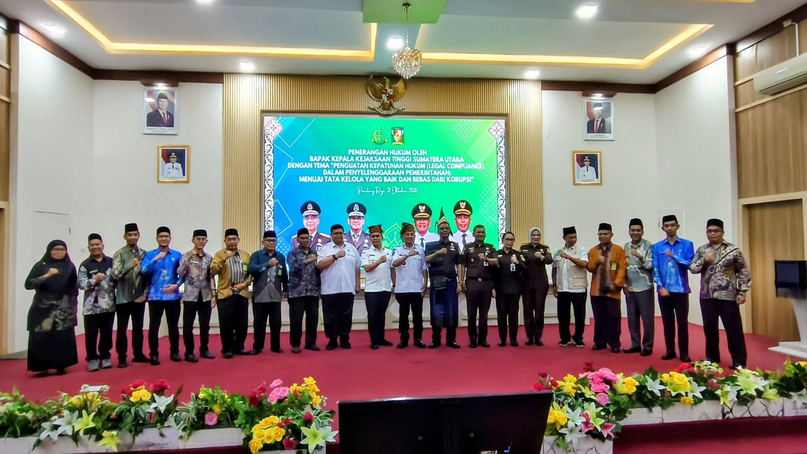 KUA Bosar Maligas Hadiri Penguatan Kepatuhan Hukum, Teguhkan Komitmen Pemerintahan yang Taat Aturan