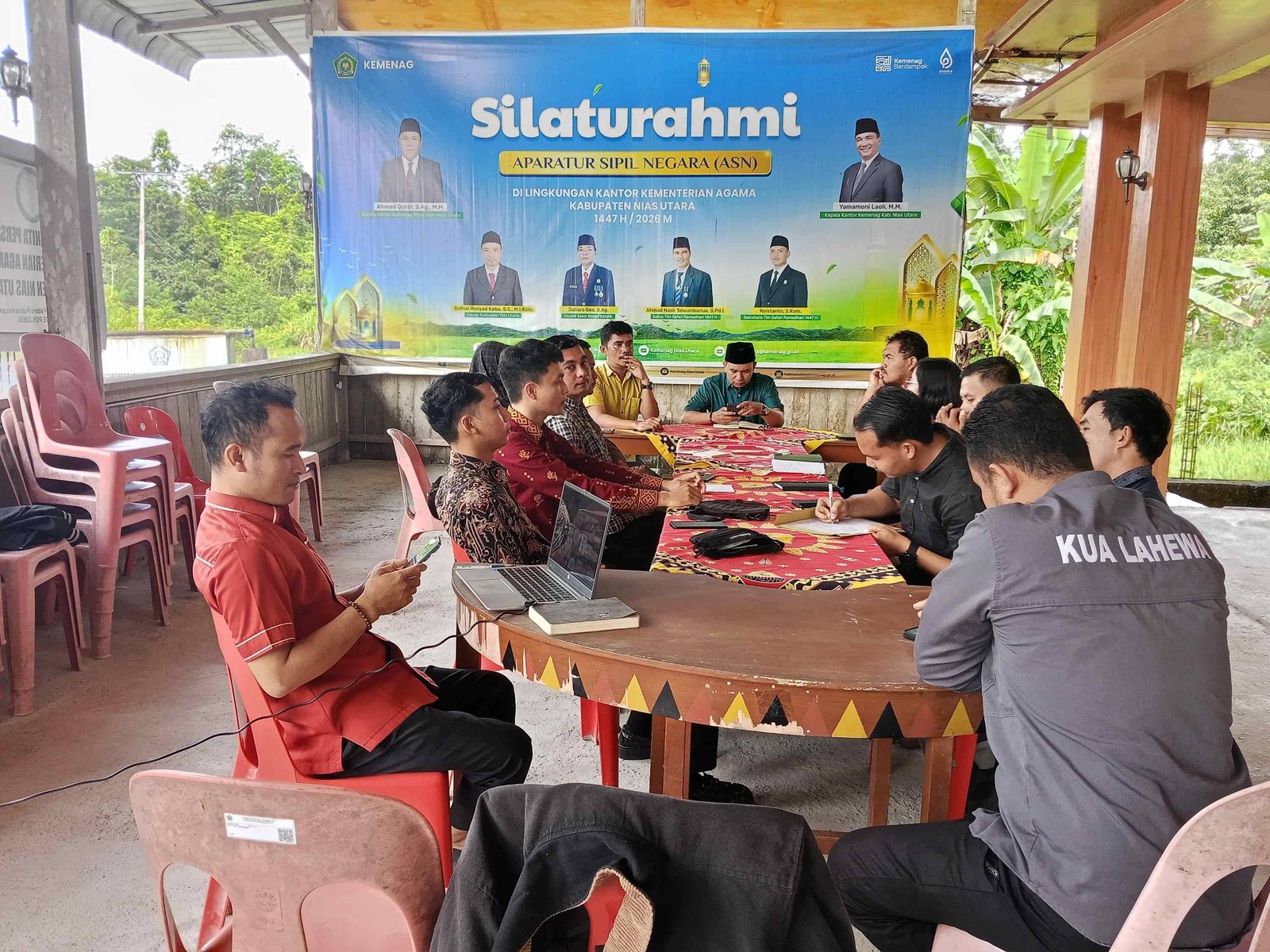 Konsisten Menyebarkan Informasi, KUA Tuhemberua Paparkan Capaian Kehumasan