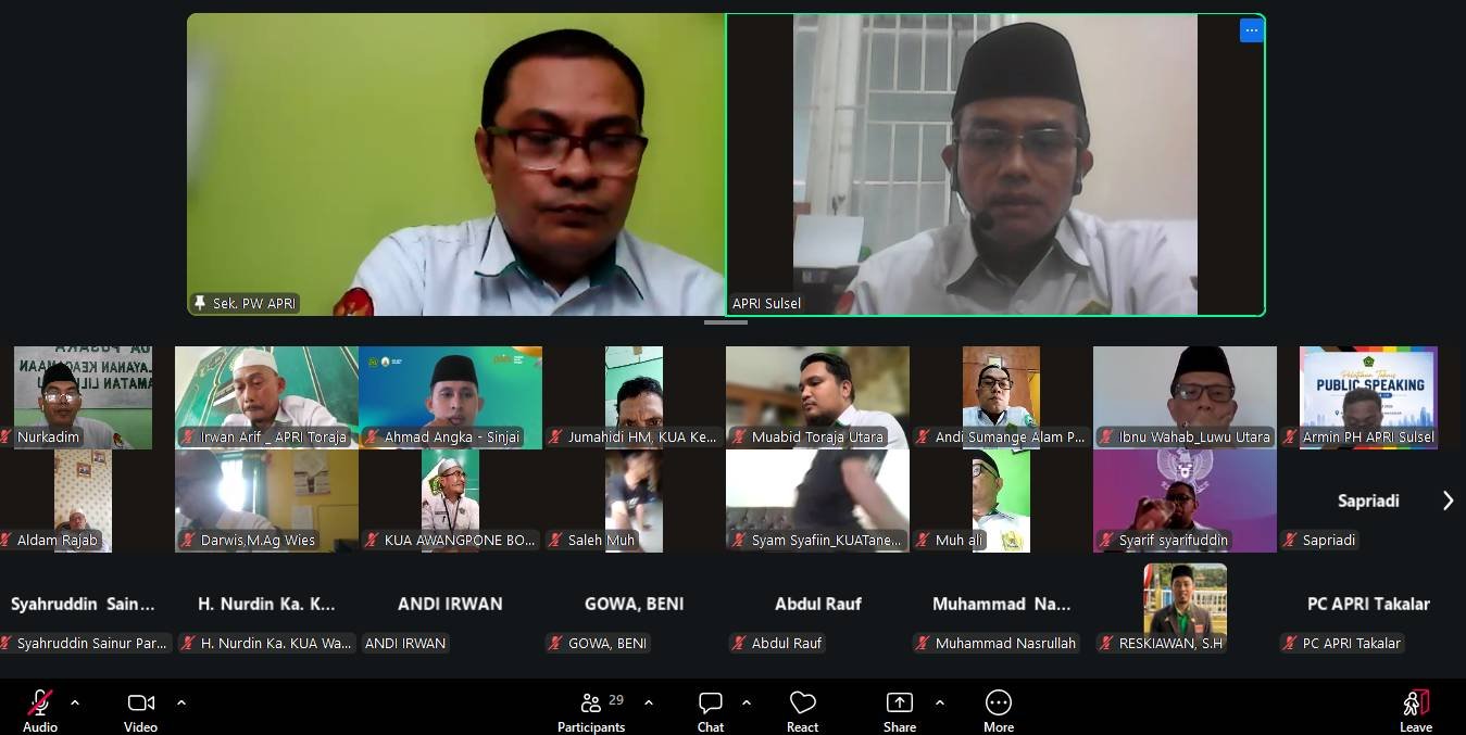 PW APRI SULSEL GELAR RAPAT KOORDINASI, BAHAS KONSOLIDASI KEPENGURUSAN DAN PROGRAM PRIORITAS BIDANG
