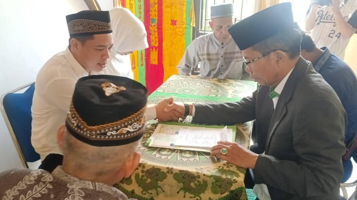 Empat Pasangan Resmi Menikah di KUA Tembilahan, Kepala KUA Pesankan Pentingnya Membangun Keluarga Sakinah