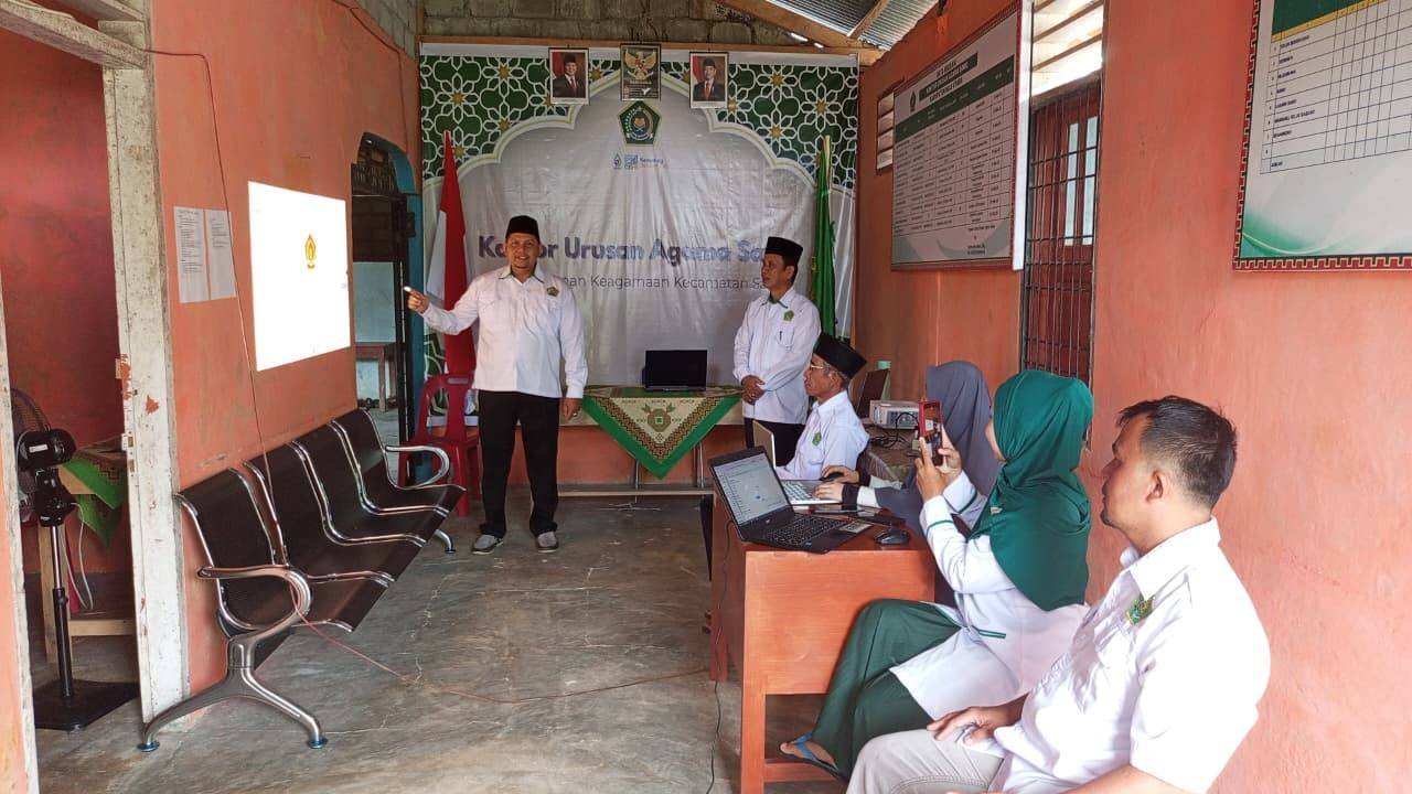 Tingkatkan Kompetensi Digital, Pegawai KUA Sawo Ikuti Pelatihan Digitalisasi Layanan dan Administrasi