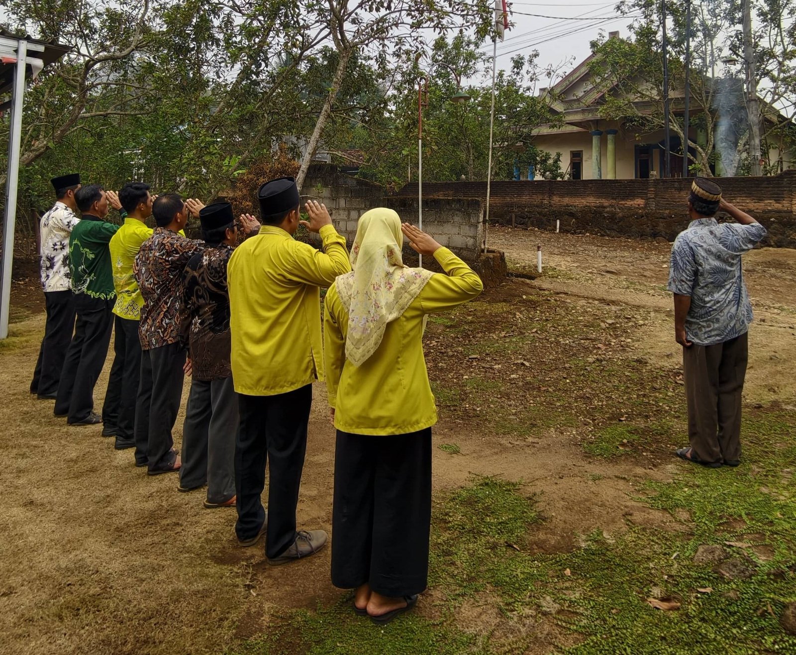 KUA Marga Sekampung Gelar Upacara Peringatan Hari Sumpah Pemuda ke-98