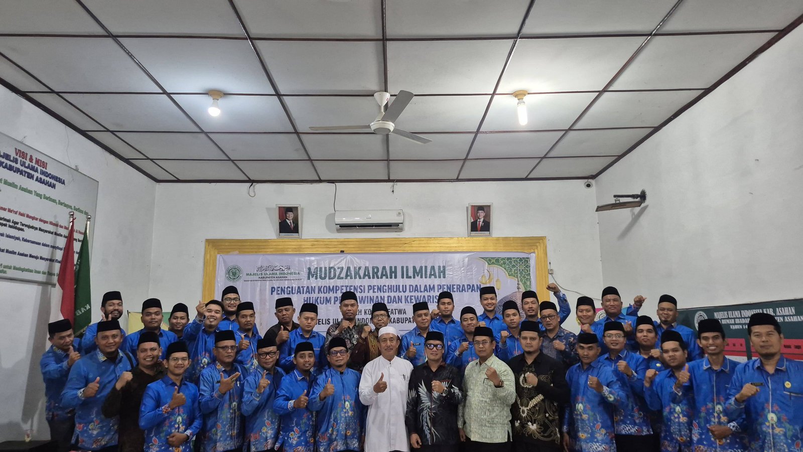 Perkuat Kompetensi Penghulu, Ka KUA BP. Mandoge dan Penghulu Hadiri Muzakarah Ilmiah MUI Kabupaten Asahan