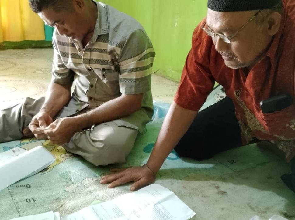 KUA Bandar Sribhawono Kawal Legalitas Wakaf Mushola di Bandar Agung