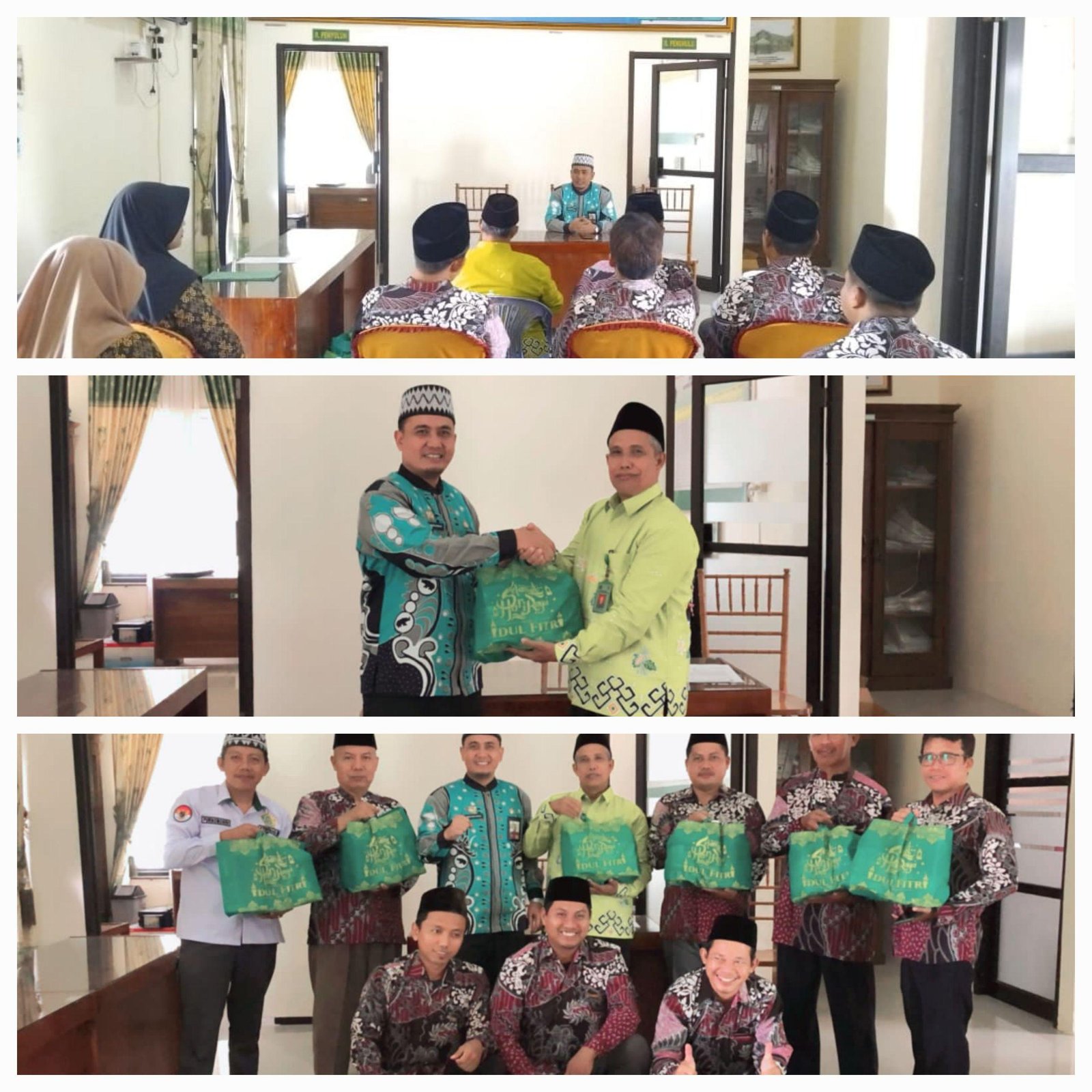 Rakor dan Berbagi: KUA Labuhan Ratu Pastikan Layanan Idul Fitri Optimal dengan THR untuk Pegawai
