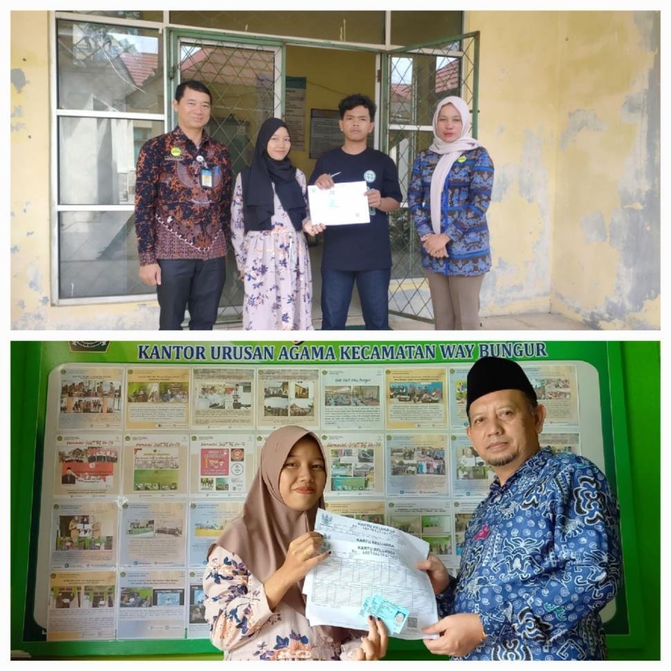 Lagi, Program KTP KK Gratis Melalui Kerjasama Kemenag dan Dukcapil Lampung Timur