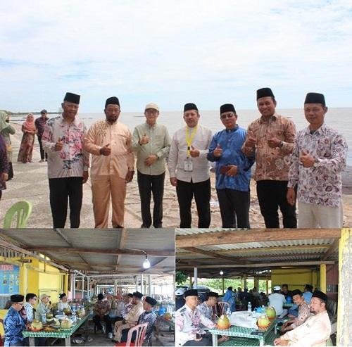 Kepala KUA Kec. Bathin Solapan Ikuti Silaturahmi dan Pembinaan Kepegawaian di Pantai Indah Selatbaru