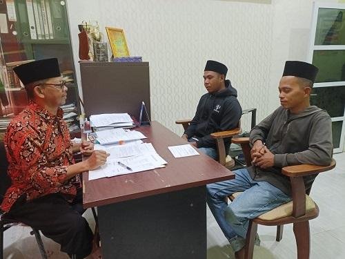 KUA Kec. Bantan Lakukan Pembinaan Terhadap Seorang Mualaf Setiven Austin