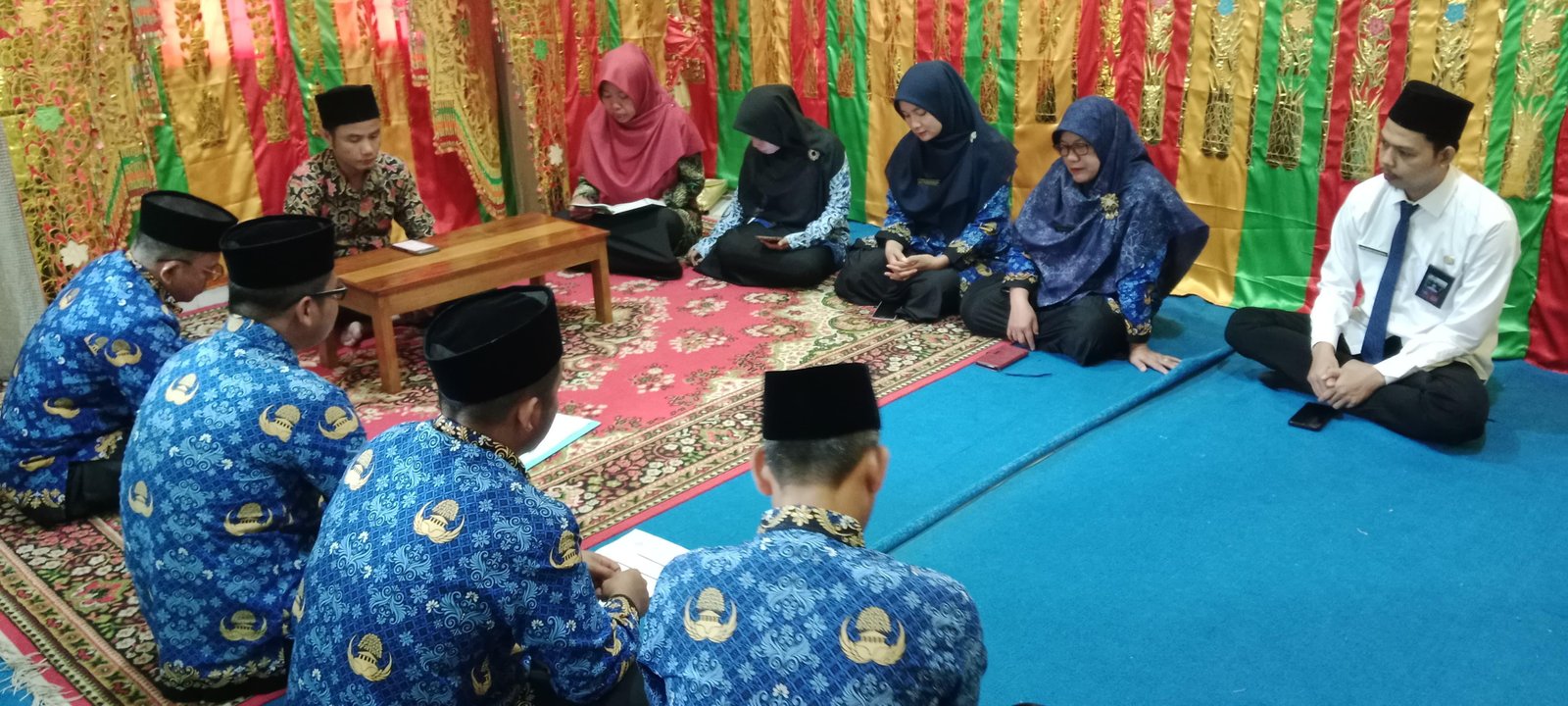 Pembinaan Mental Pegawai, KUA Pangean Laksanakan Bimbingan Rohani