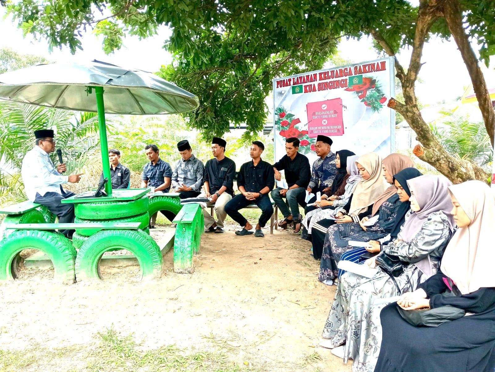 KUA Kecamatan Singingi Laksanakan Bimwin Outdoor