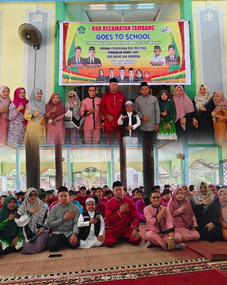 Sukseskan Generasi Remaja Sadar Usia Nikah, KUA Tambang Gelar BRUS Ke-4 di SMAN 01 Tambang
