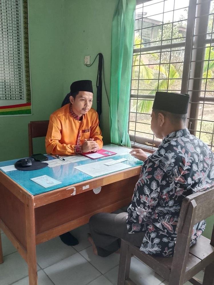 Bimbing Wali Nikah, Penghulu KUA Pangean Berikan Penjelasan Detail