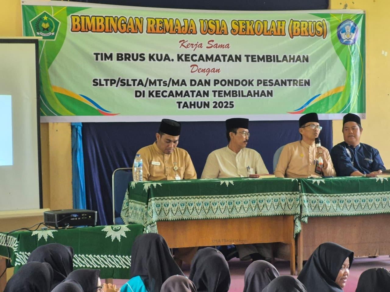 KUA Tembilahan Gelar BRUS di Sekolah, Ajak Pelajar Pahami Pernikahan Sejak Dini