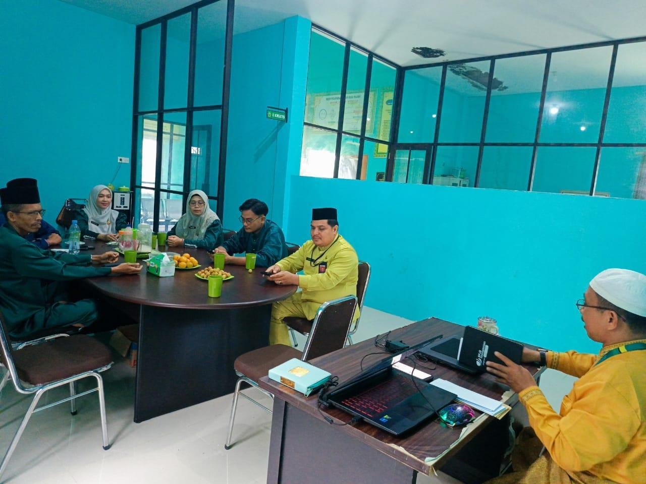KUA Kuala Indragiri Gelar Rapat Tindak Lanjut SE Gerakan Sadar Pencatatan Nikah
