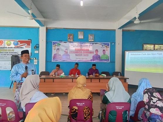 Penghulu Madya KUA Kec. Bengkals Sampaikan Materi Pencegahan KDRT Melalui Pemenuhan Kebutuhan Keluarga