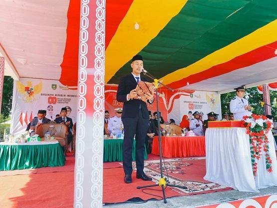 Melangitkan Harapan, Penghulu KUA Kec. Rupat Utara Pimpin Doa HUT Ke-80 RI