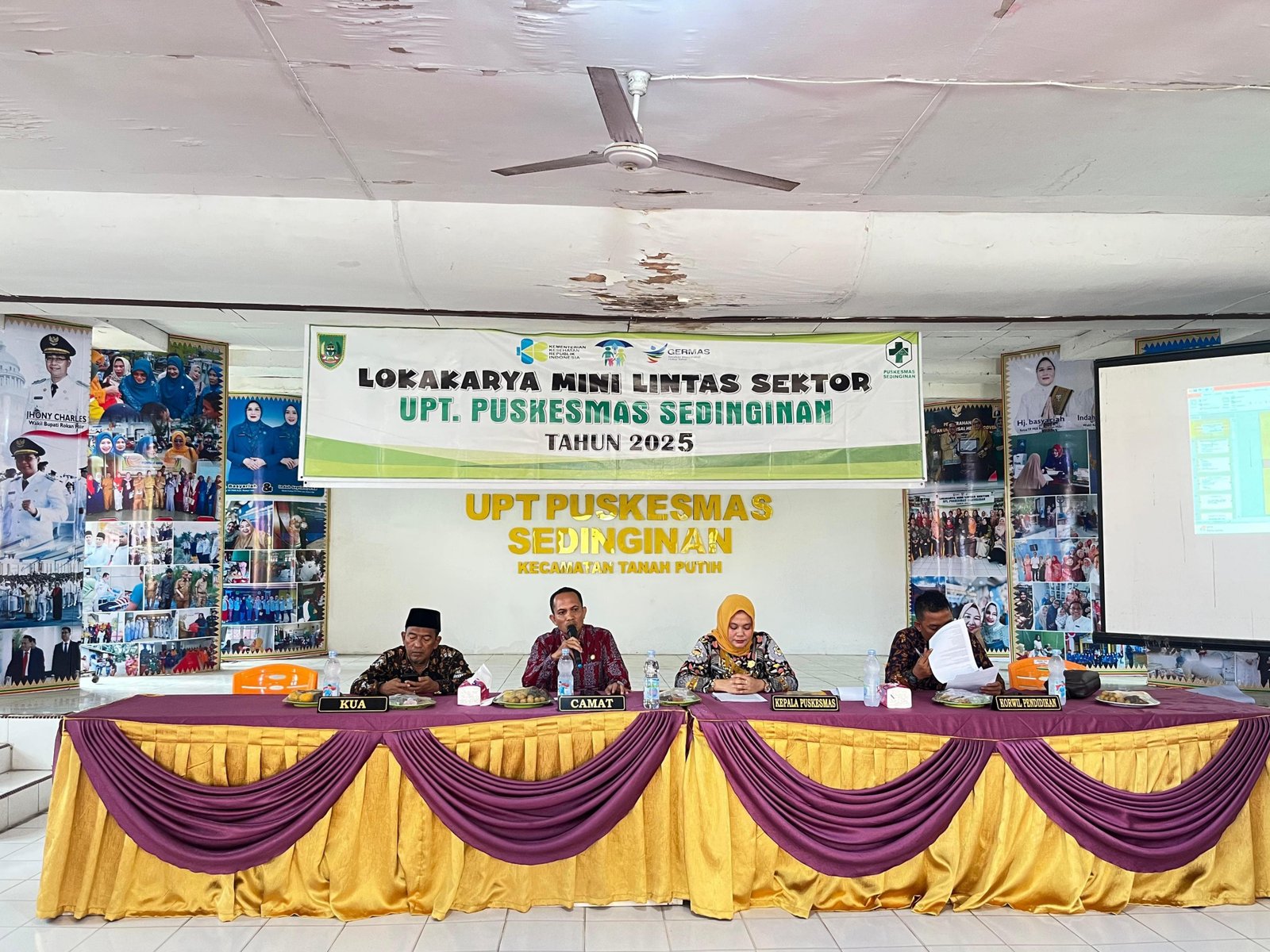 Hadiri Lokakarya, Kepala KUA Tanah Putih Ajak Semua Pihak Saling Bersinergi Tingkatkan Kesehatan Masyarakat