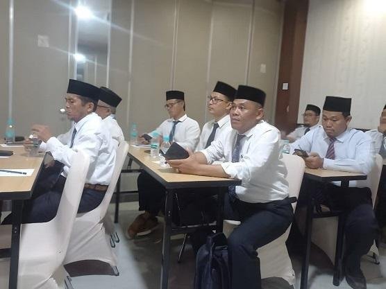 Kepala KUA dan Penghulu Pinggir Ikuti Uji Kompetensi Penghulu Tingkat Provinsi Riau
