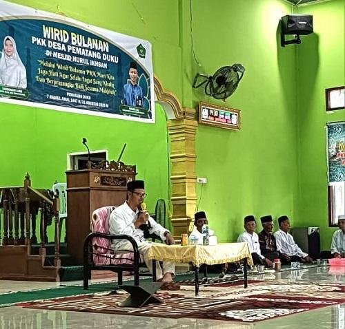 Kepala KUA Kec. Bengkalis Jadi Penceramah Wirid Bulanan Ibu PKK Desa Pematang Duku