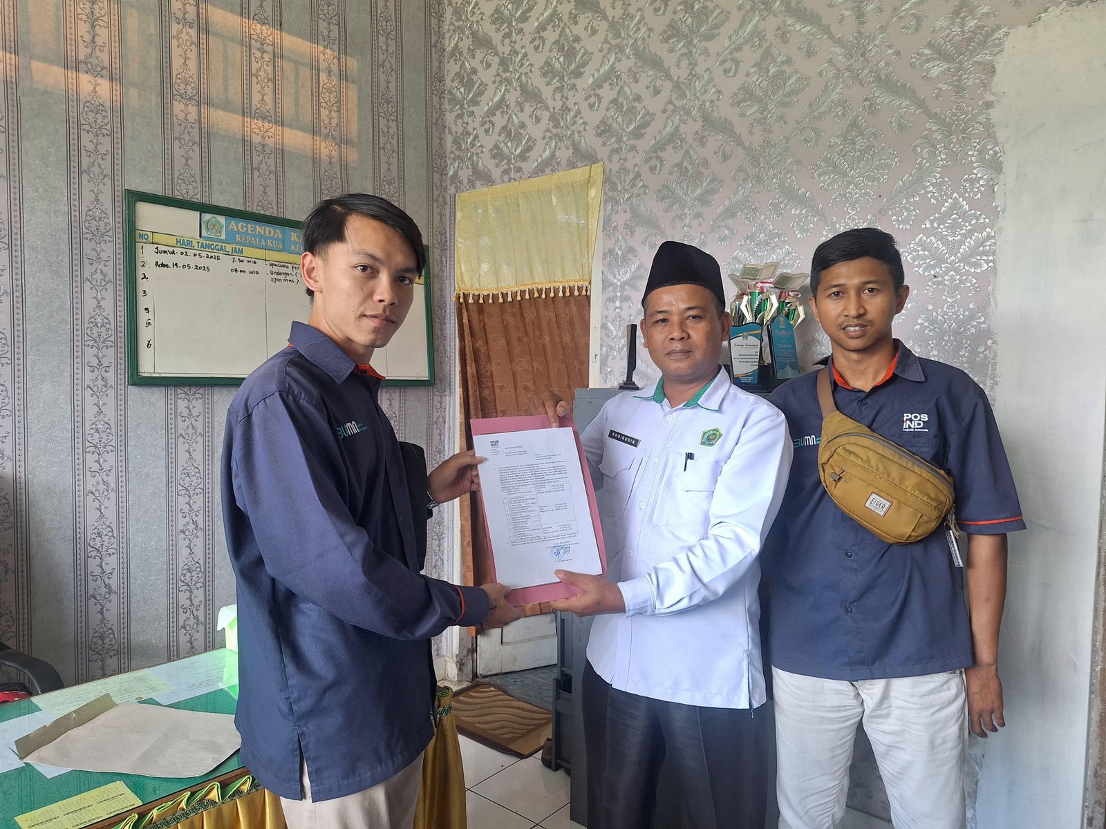 Setoran Nikah KUA Ujan Mas Sudah Bisa Melalui Kantor Pos