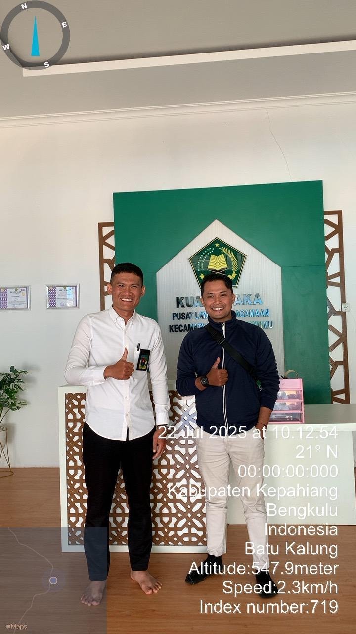 Kepala KUA Muara Kemumu dan PT Hitay Bahas Sukseskan Pengajian Kecamatan