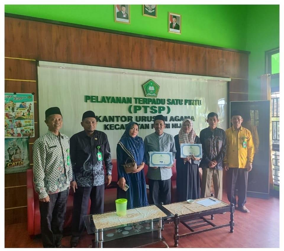 KUA Kec. Putri Hijau : Gelar Bimwin Kepada 2 Pasang Catin