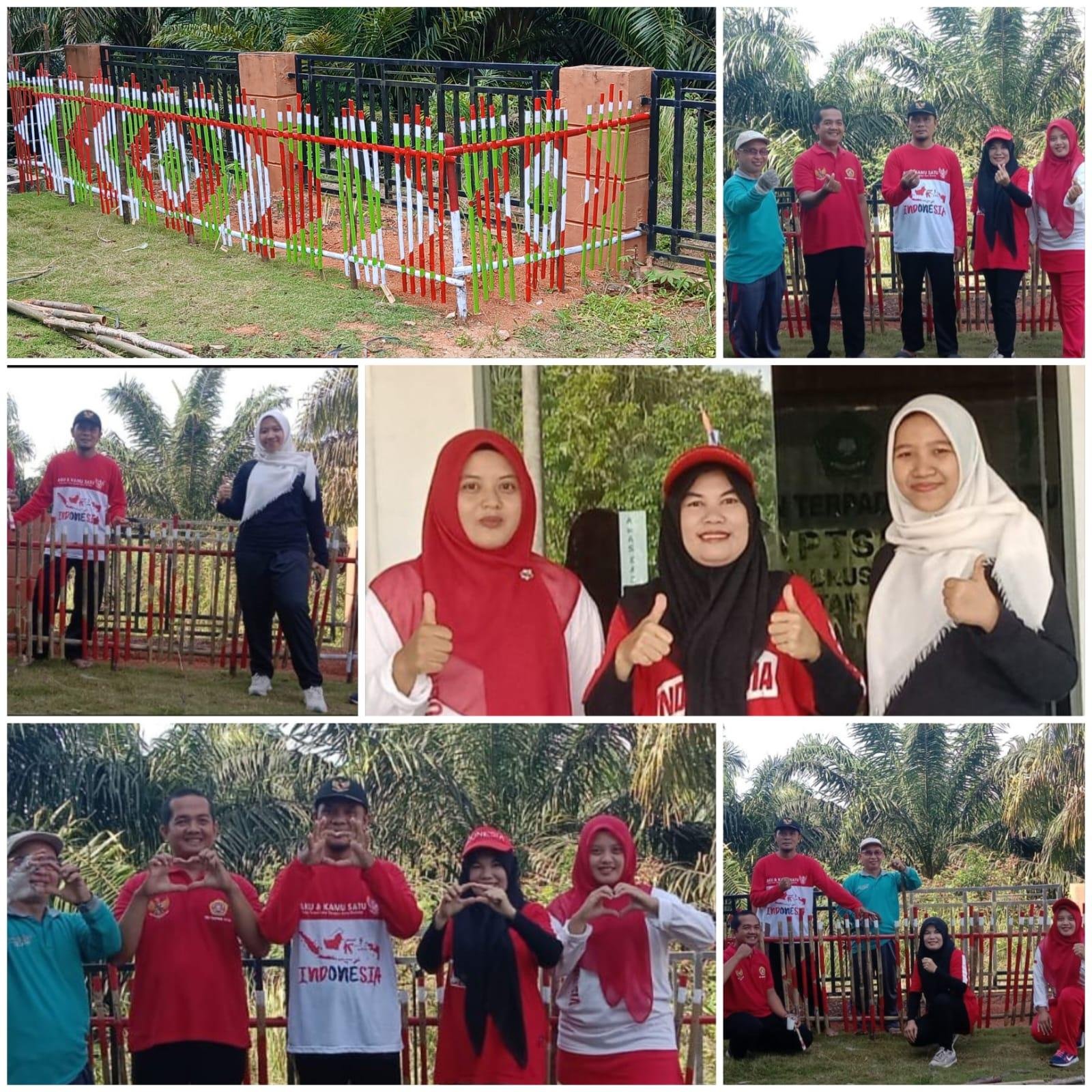 KUA Batik Nau Gelar Jumat Bersih dan Giat Nanam TOGA Memeriahkan HUT RI ke-80