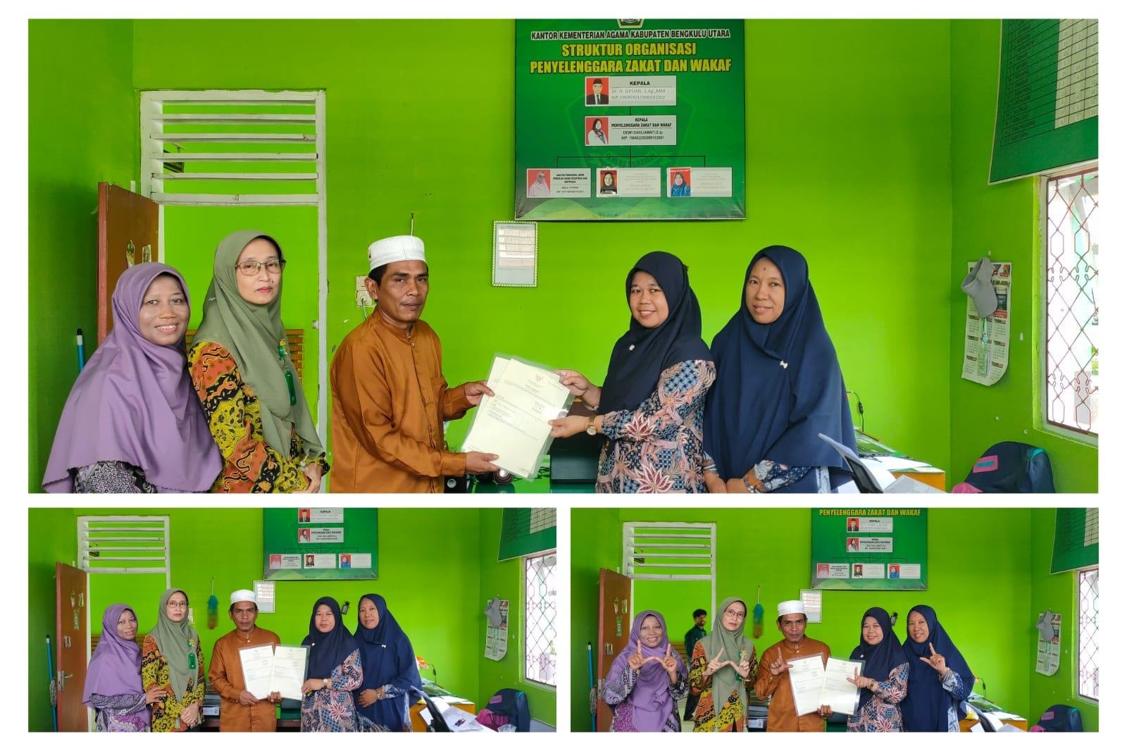 Legalitas Aset Wakaf Kian Kuat, Dua Sertifikat Tanah Wakaf di Bengkulu Utara Resmi Terbit