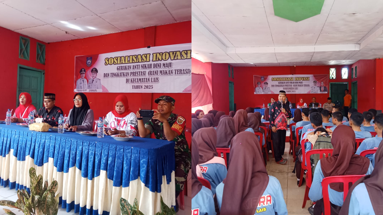 KUA Kec. Lais Hadiri Sosialisai Gerakan Anti Nikah Dini