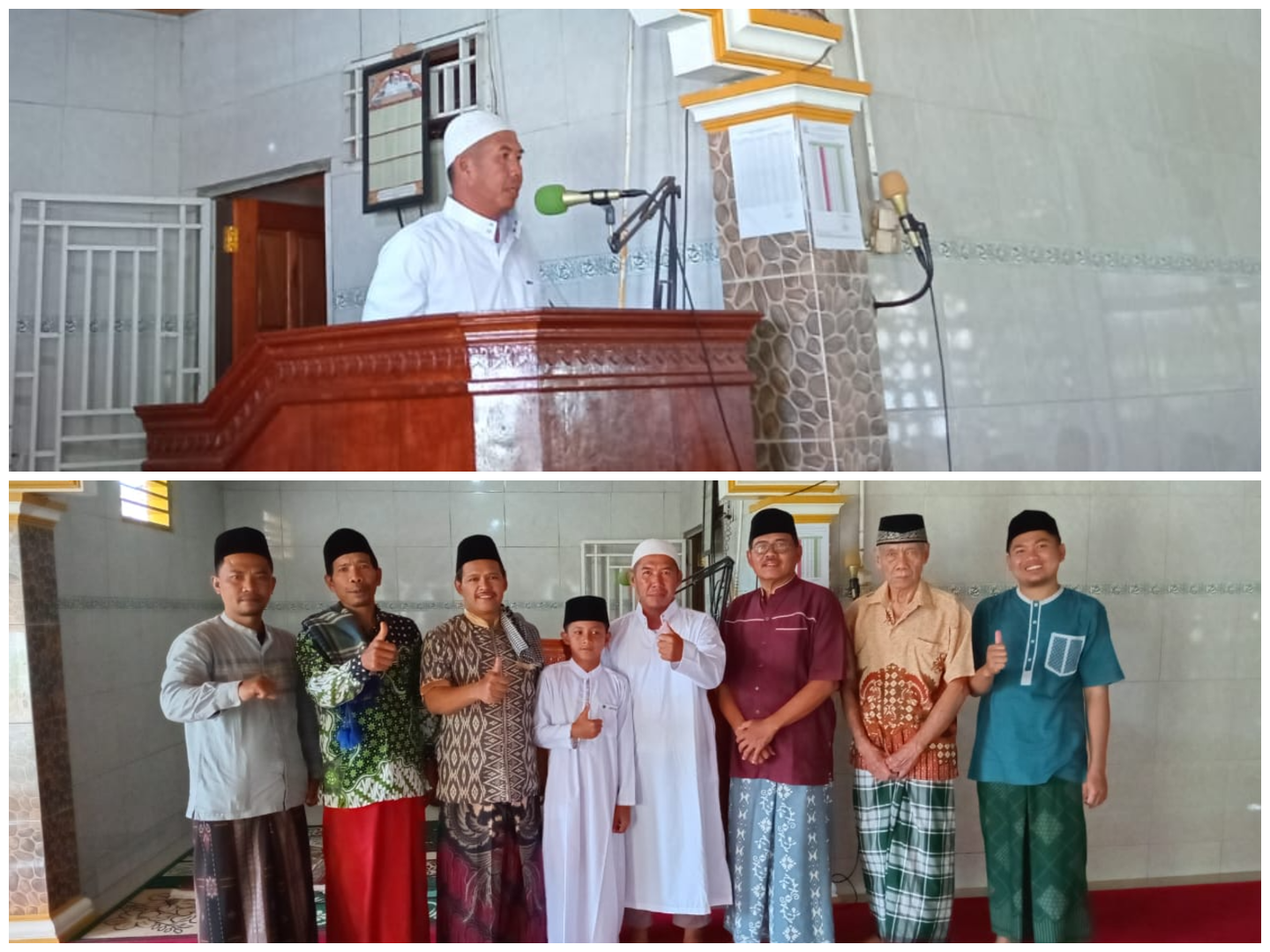 Safari Jum'at KUA Napal Putih di Masjid Al Falah Desa Napal Putih
